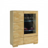 ROSSANO 1DS2D Cabinet with Drink Section MEBIN (Oak Notte Brown)