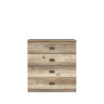 KOM4S/80 MALCOLM BRW Chest of Drawers