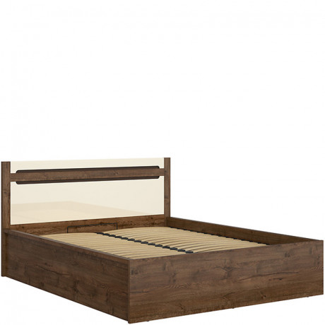 LOZ/160/B RUSO BRW King Size Lift Up Storage Bed