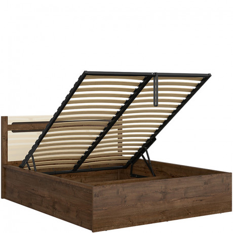 LOZ/160/B RUSO BRW King Size Lift Up Storage Bed