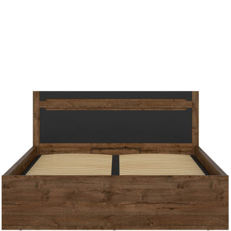 LOZ/160/B RUSO BRW King Size Lift Up Storage Bed