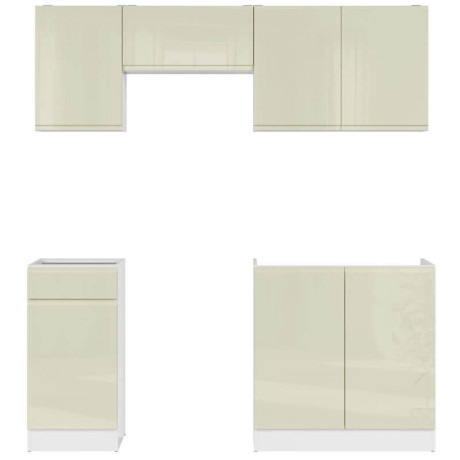 JUNONA LINE 180 BBL Kitchen Set Vanilla Gloss