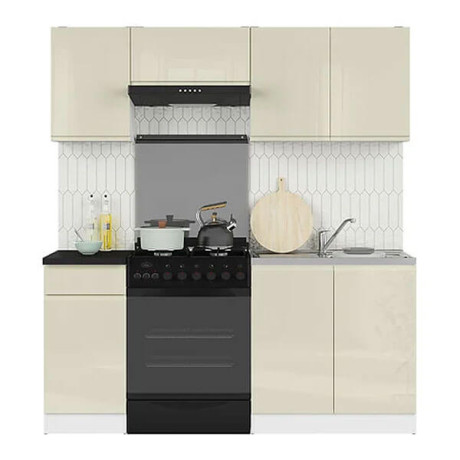 JUNONA LINE 180 BBL Kitchen Set Vanilla Gloss