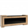 CORINO 2DS Cabinet with Drink Section MEBIN (Walnut / Black)