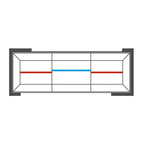 CORINO 2DS Cabinet with Drink Section MEBIN