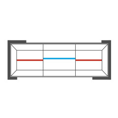 CORINO 2DS Cabinet with Drink Section MEBIN