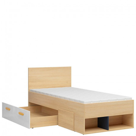 LOZ/90 WESKER BRW Bed