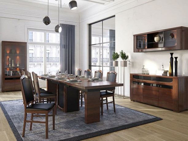 RIVA MEBIN Dual Glass-Fronted Cabinet