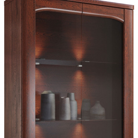 RIVA MEBIN Dual Glass-Fronted Cabinet