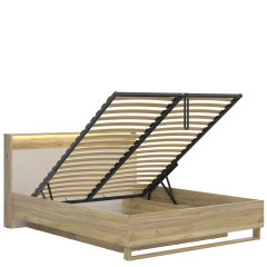 LOZ/160/B DALVA BRW King Size Lift Up Storage Bed
