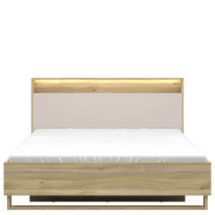 LOZ/160/B DALVA BRW King Size Lift Up Storage Bed