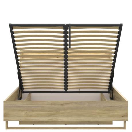 LOZ/160/B DALVA BRW King Size Lift Up Storage Bed