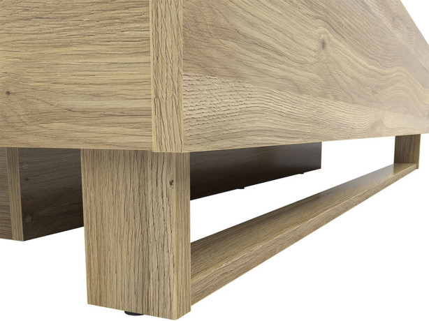 LOZ/160/B DALVA BRW King Size Lift Up Storage Bed