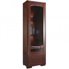 RIVA MEBIN Single Glass-Fronted Cabinet Left