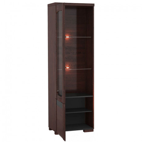 RIVA MEBIN Single Glass-Fronted Cabinet Left