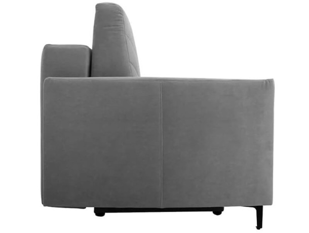 LOGAN LUX 3DL BRW 3 Seater Sofa Bed Grey