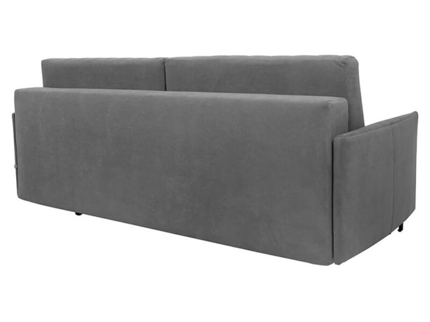 LOGAN LUX 3DL BRW 3 Seater Sofa Bed Grey