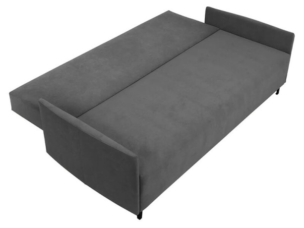 LOGAN LUX 3DL BRW 3 Seater Sofa Bed Grey