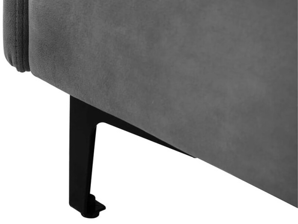 LOGAN LUX 3DL BRW 3 Seater Sofa Bed Grey