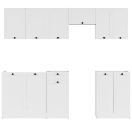 JUNONA LINE 230 BBL Kitchen Set White