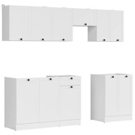 JUNONA LINE 230 BBL Kitchen Set White