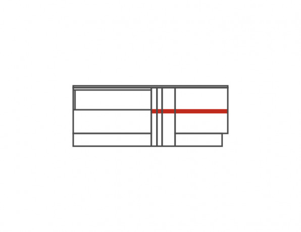 VIGO MINI Right TV Cabinet MEBIN