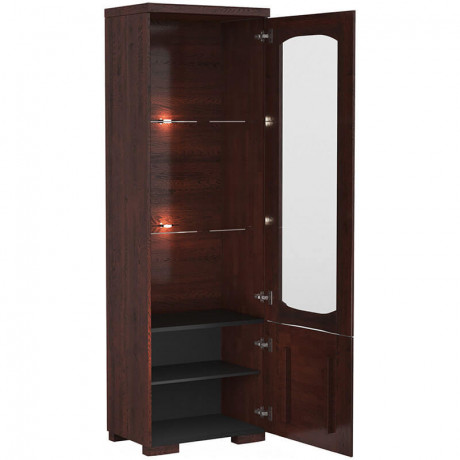 RIVA MEBIN Single Glass-Fronted Cabinet Right