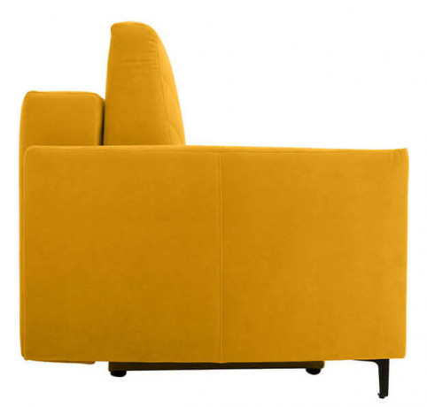 LOGAN LUX 3DL BRW 3 Seater Sofa Bed Yellow