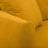 LOGAN LUX 3DL BRW 3 Seater Sofa Bed Yellow