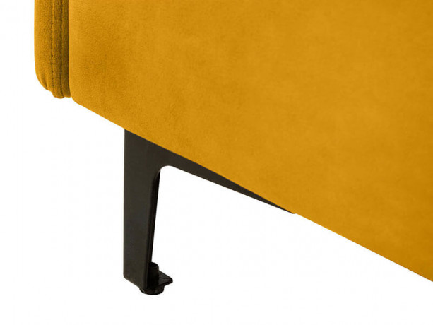 LOGAN LUX 3DL BRW 3 Seater Sofa Bed Yellow