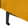 LOGAN LUX 3DL BRW 3 Seater Sofa Bed Yellow