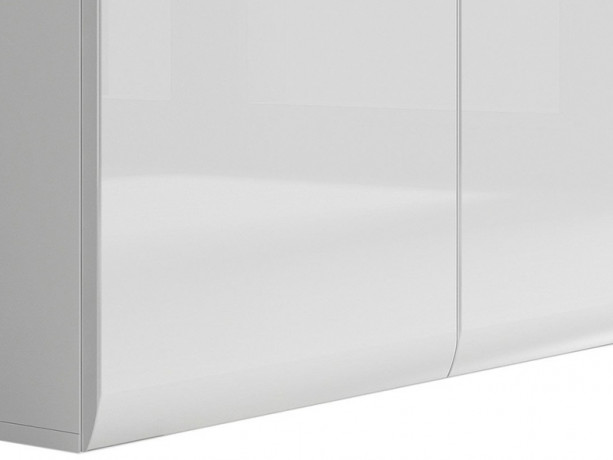 REG1W1D/19/9 AZTECA TRIO BRW Glass-Fronted Cabinet