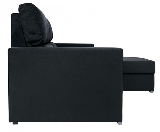 MORANT 2F BRW Corner Sofa Bed Black