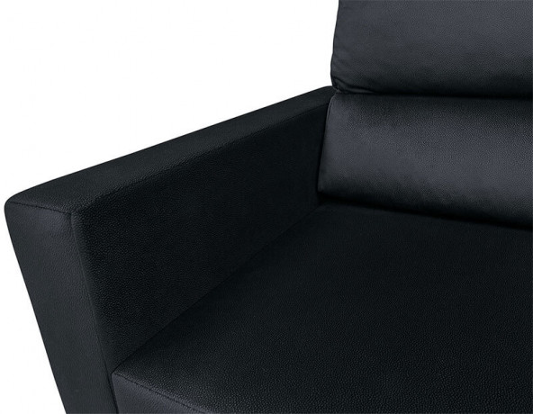 MORANT 2F BRW Corner Sofa Bed Black