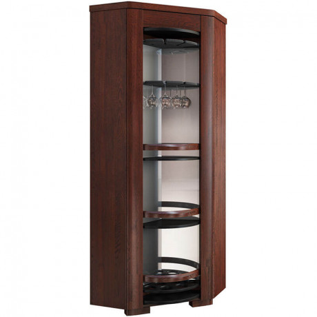 RIVA MEBIN Corner Rotating Cocktail Cabinet