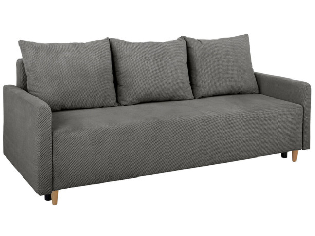 SIGMA LUX 3DL BRW 3 Seater Sofa Grey Onega 7 