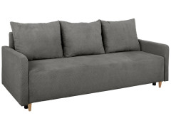 SIGMA LUX 3DL BRW 3 Seater Sofa Grey Onega 7
