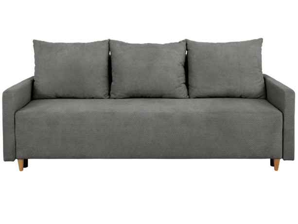 SIGMA LUX 3DL BRW 3 Seater Sofa Grey Onega 7 