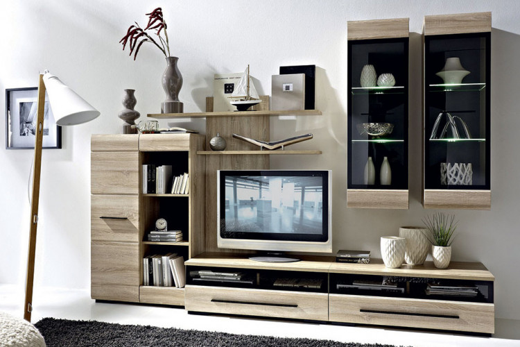 FEVER 2 BRW Living room furniture set Sonoma Oak. Polish Black Red White Modern Furniture Store