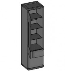 VERANO Left Glass-Fronted Cabinet MEBIN