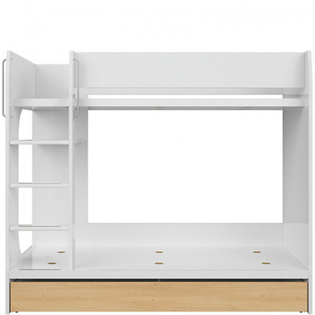 LOZ1S/90P NANDU BRW Bunk Bed with Storage
