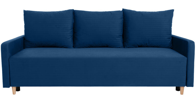 SIGMA LUX 3DL BRW 3 Seater Sofa Navy