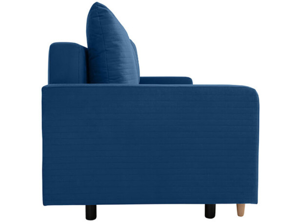 SIGMA LUX 3DL BRW 3 Seater Sofa Navy