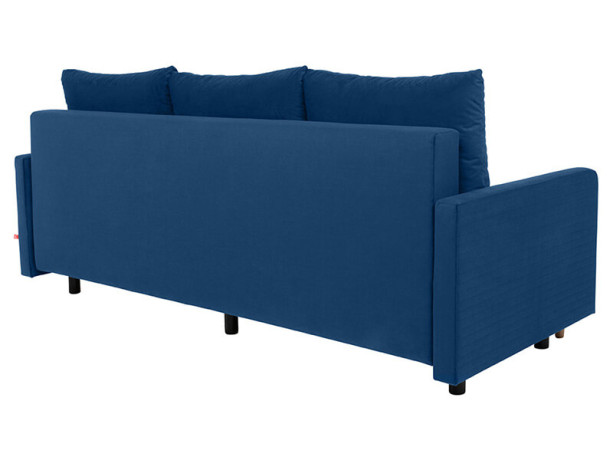 SIGMA LUX 3DL BRW 3 Seater Sofa Navy
