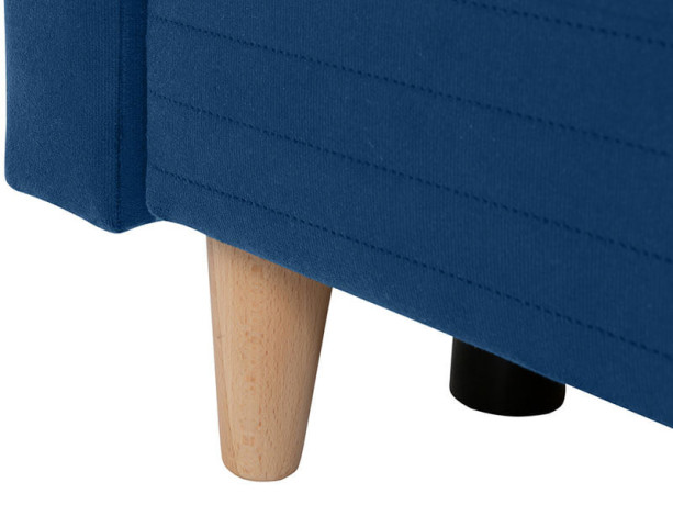 SIGMA LUX 3DL BRW 3 Seater Sofa Navy