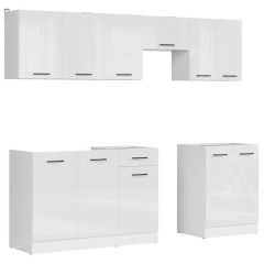 JUNONA LINE 230 BBL Kitchen Set White Gloss