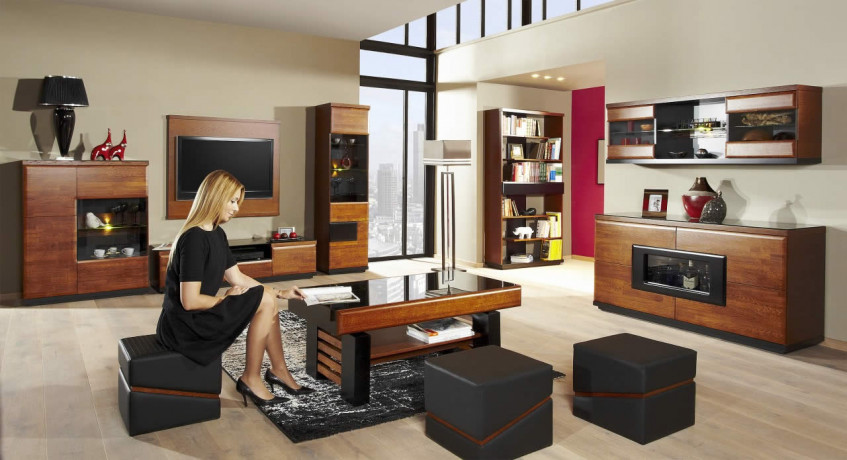 VERANO Right Glass-Fronted Cabinet MEBIN