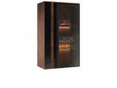 VIGO 1DS Left Wall Glass-Fronted Cabinet MEBIN