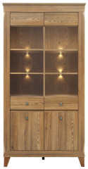 REG2W2D BERGEN BRW Glass-Fronted Cabinet