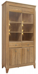 REG2W2D BERGEN BRW Glass-Fronted Cabinet